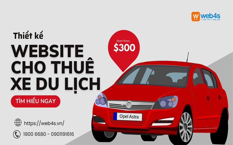 Thiết kế website cho thuê xe du lịch và những điều bạn cần biết