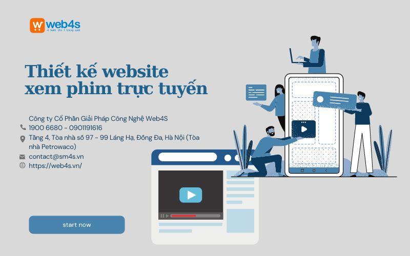 Thiết kế website xem phim trực tuyến lôi cuốn, thu hút
