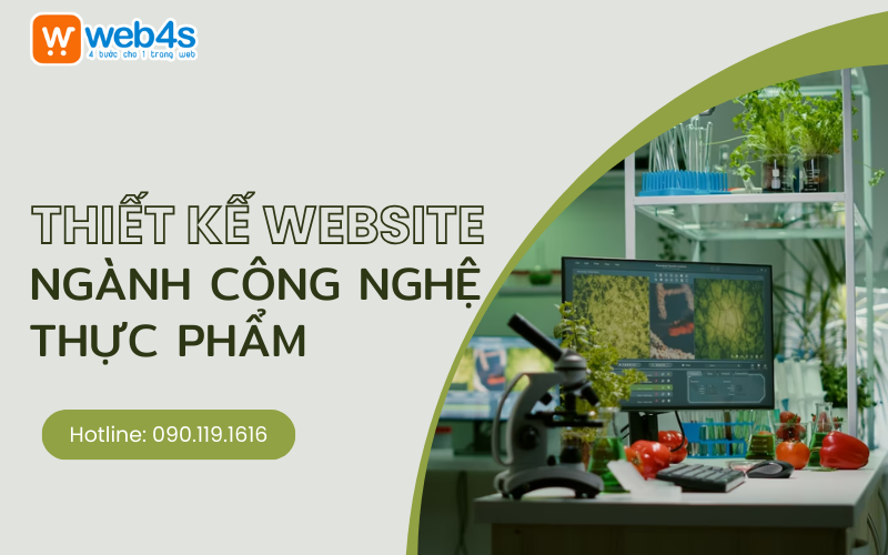 Thiết kế Website ngành Công nghệ Thực phẩm Chuyên nghiệp