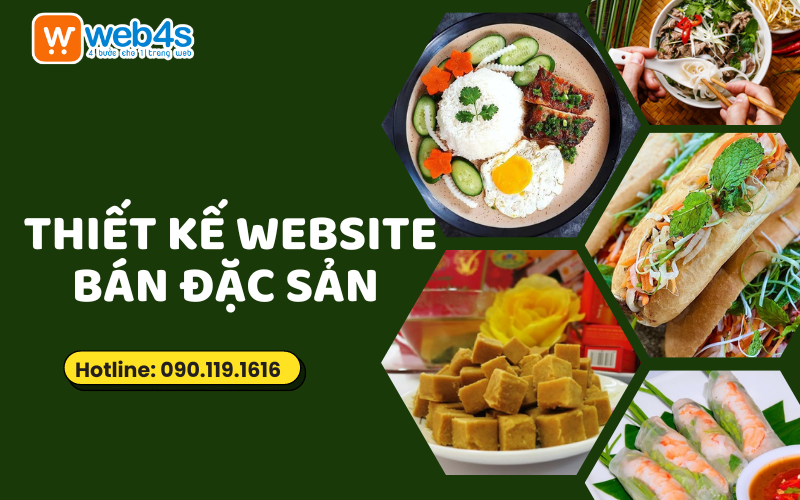 Thiết kế Website bán Đặc sản - Đưa thương hiệu vươn ra thế giới