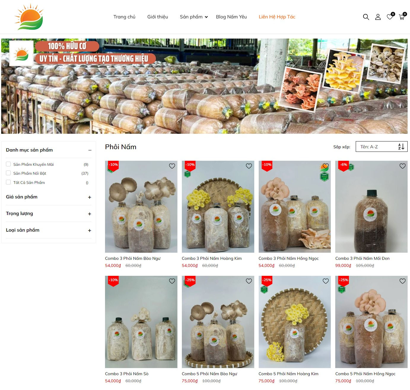 Một số lưu ý khi thiết kế website bán phôi nấm