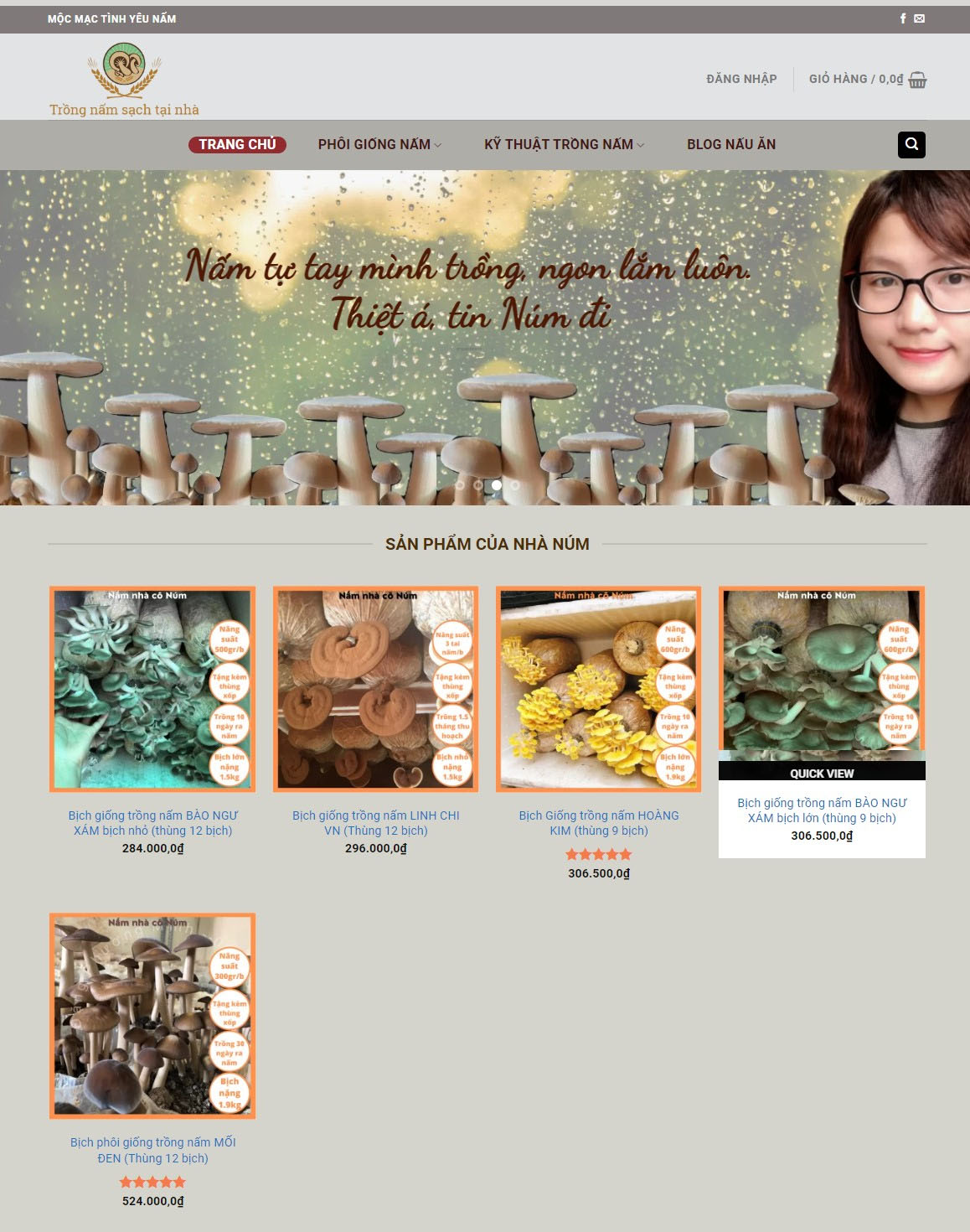 Lợi ích của việc thiết kế website bán phôi nấm 