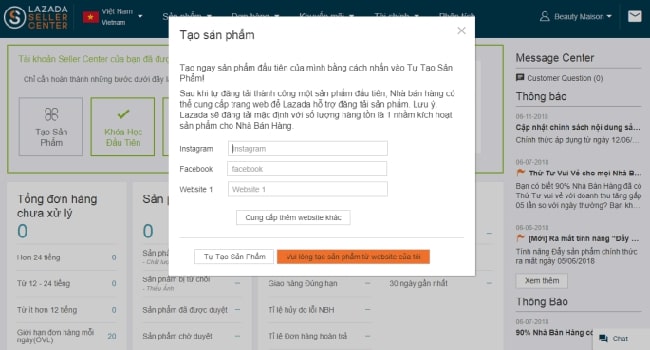 Tự tạo sản phẩm