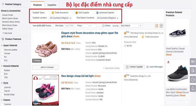 Lọc sản phẩm