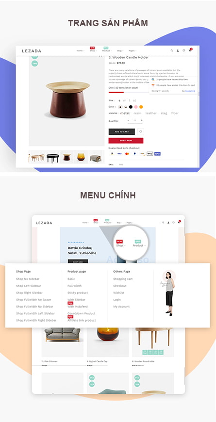 mẫu thiết kế web các trang bán hàng online trực tuyến - miễn phí - đẹp