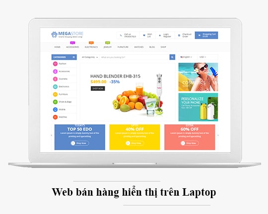 Thiết kế web bán hàng chuẩn seo - Web4s
