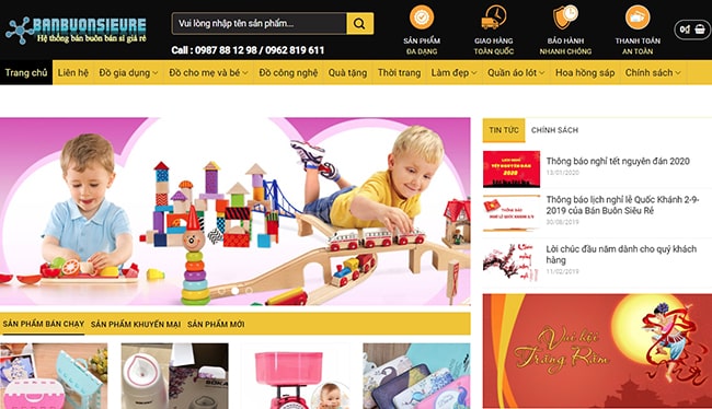 Trang web bán hàng sỉ Bán buôn siêu rẻ