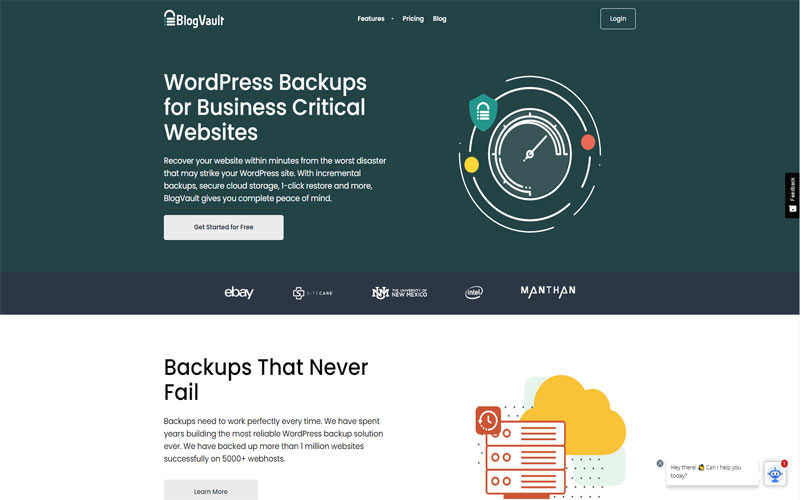 Top 8 Plugin Backup WordPress - BlogVault