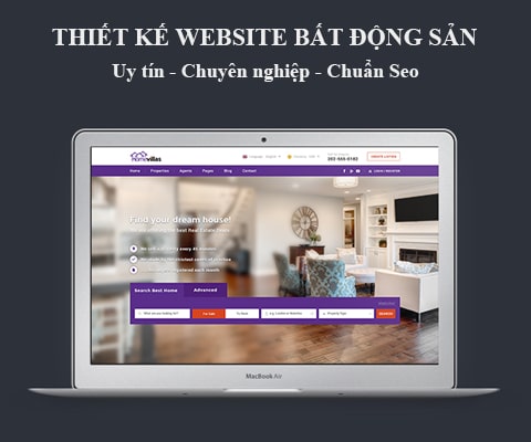 Thiết kế Website bất động sản uy tín - chuyên nghiệp