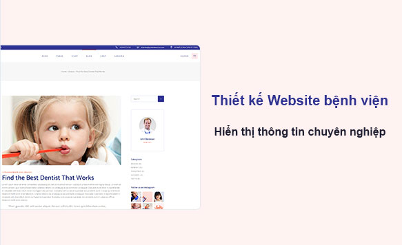 Làm website bệnh viện chuyên nghiệp