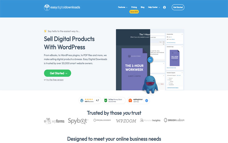 Plugin bán hàng cho Wordpress Easy Digital Downloads