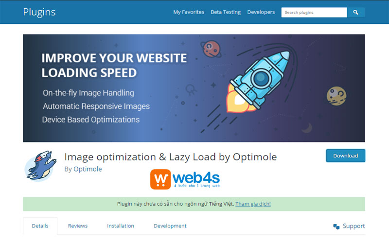 plugin cần thiết cho wordpress Optimole
