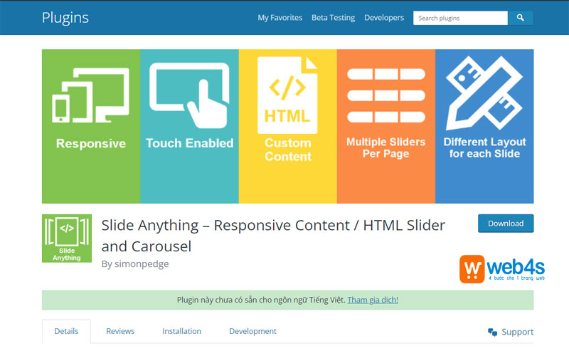 Slide Anything - Plugin slider ảnh trong wordpress