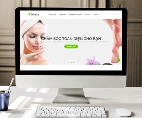 Thiết kế website thẩm mỹ viện làm đẹp giá rẻ