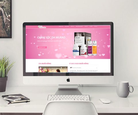 Thiết kế web thẩm mỹ viện làm đẹp uy tín