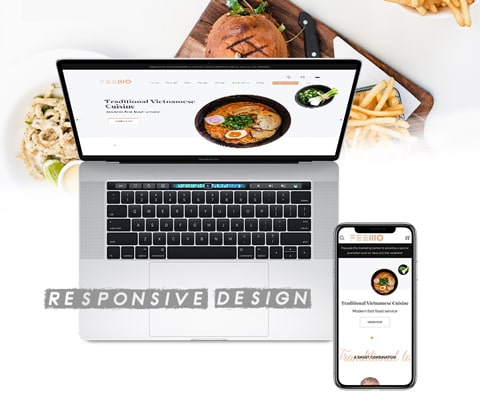 Thiết kế Website theo yêu cầu Reponsive