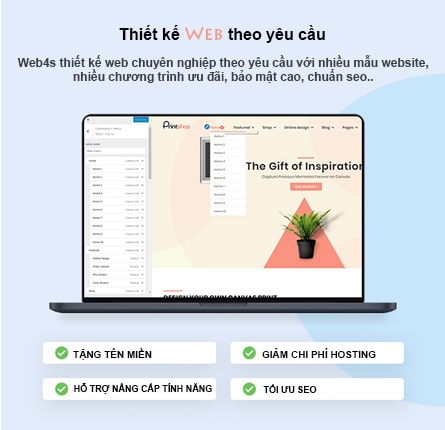 Thiết kế Website bán hàng theo yêu cầu đẹp