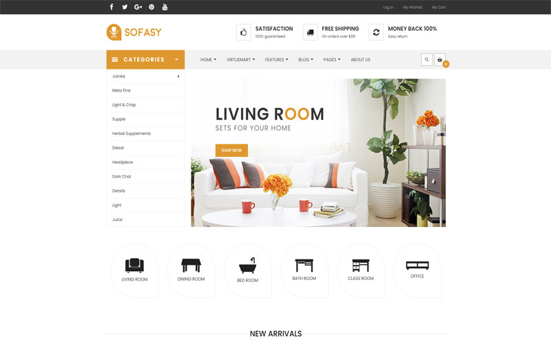 Mẫu thiết kế web nội thất tại Đồng Tháp chuyên nghiệp