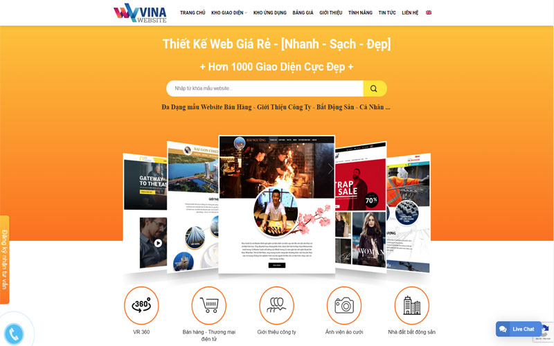 VINA Host - Đơn vị thiết kế website WordPress trọn gói 