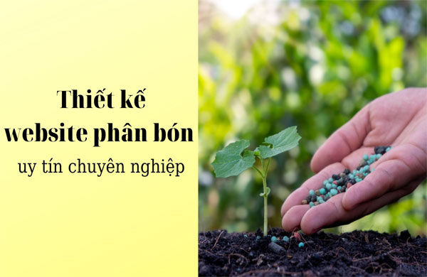 thiết kế website phân bón hữu cơ