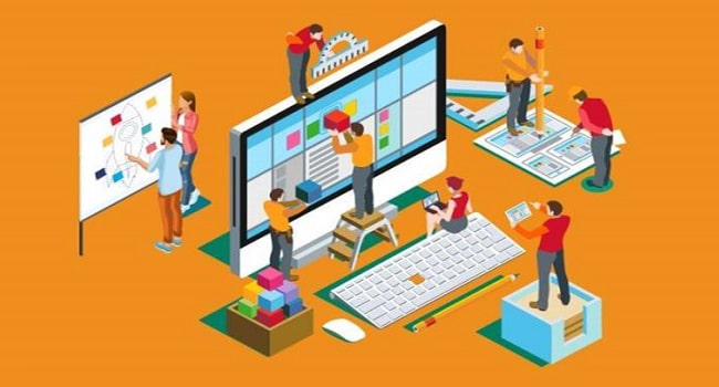 Tiến hành thiết kế web