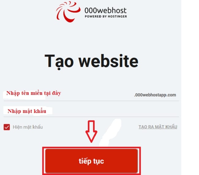 Tạo website miễn phí