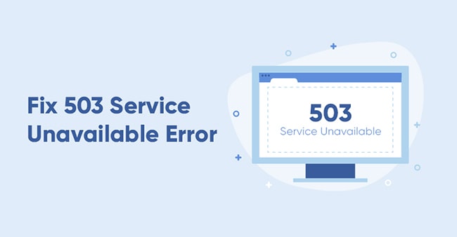 Cách fix lỗi error 503