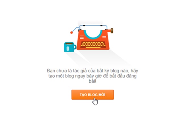 Tạo blog mới