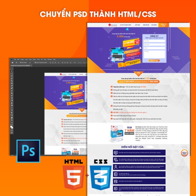 Cắt html css từ file psd theo chuẩn