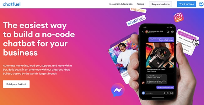Tạo chat bot miễn phí bằng Chatfuel