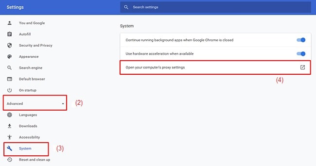 Cài đặt Proxy server