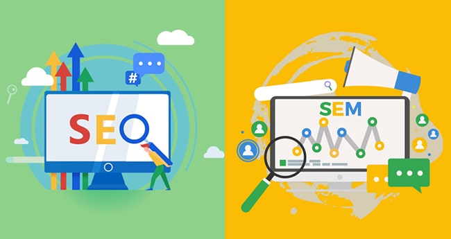 Phân biệt SEM và SEO