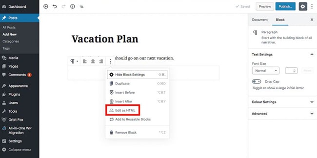 Chèn Google biểu mẫu vào website WordPress