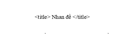 Thẻ meta title