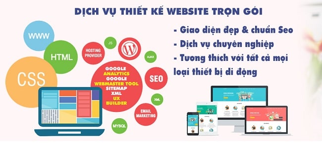 Thiết kế website Châu Đốc trọn gói, chuẩn SEO