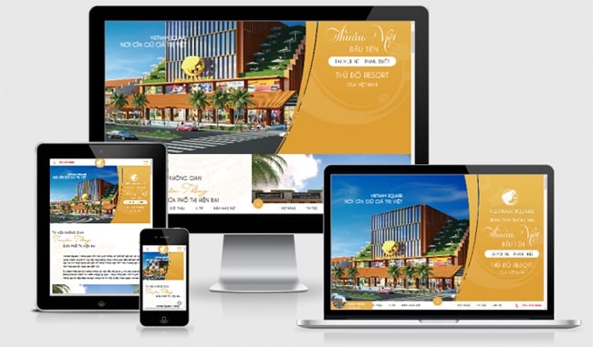 Thiết kế web ở Hòa Bình theo công nghệ Responsive