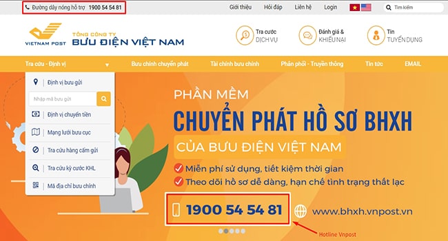 Cách liên hệ đến tổng đài vnpost nhanh