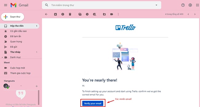 Xác minh qua email