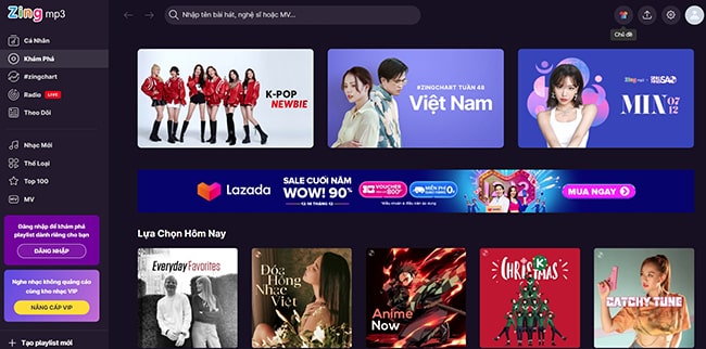 Tải nhạc miễn phí Zingmp3