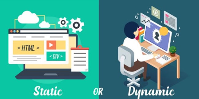 Phân biệt web tĩnh và web động