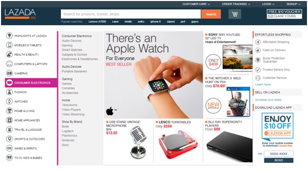 Trang TMĐT lazada