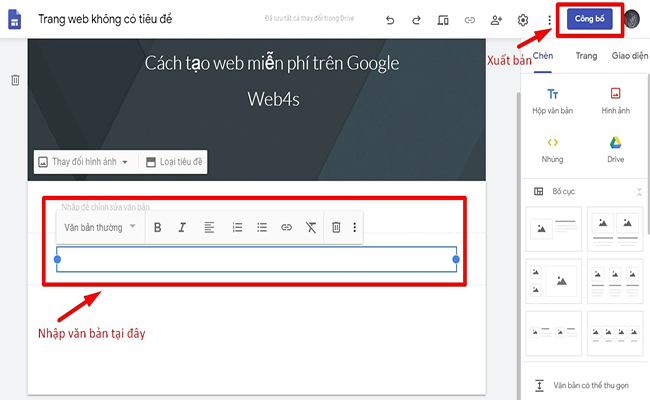 Xuất bản website