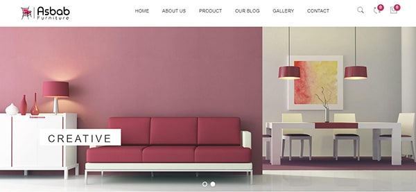 Thiết kế website nội thất Hà Nội