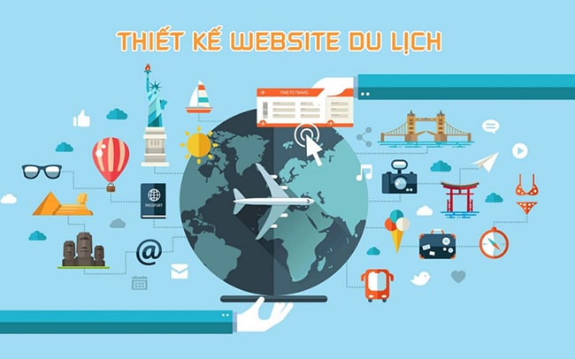 tính năng trong thiết kế Web du lịch