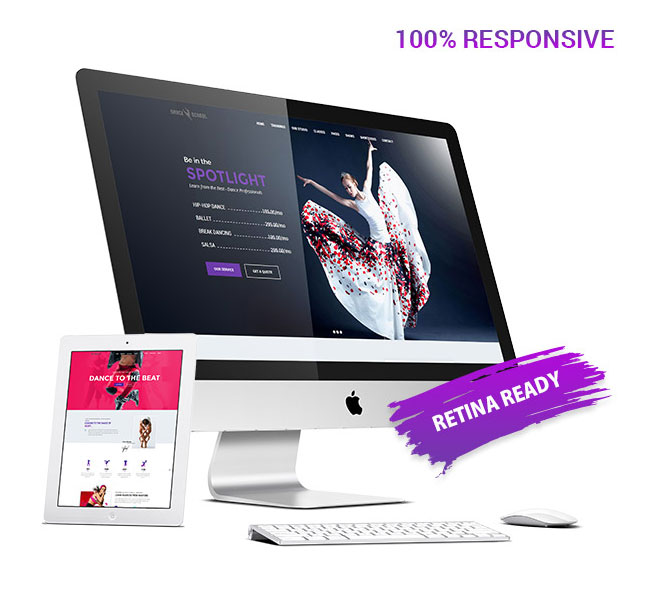 Thiết kế website dạy học dance