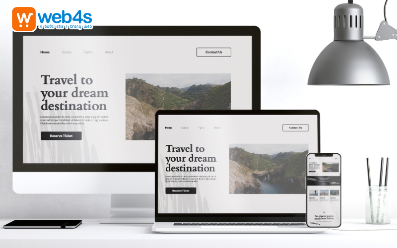 Thiết kế website luyện thi chứng chỉ chuẩn Responsive
