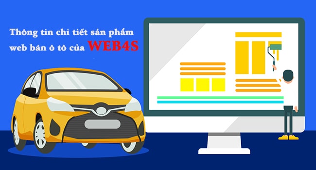 Thông tin chi tiết sản phẩm website ô tô 4s