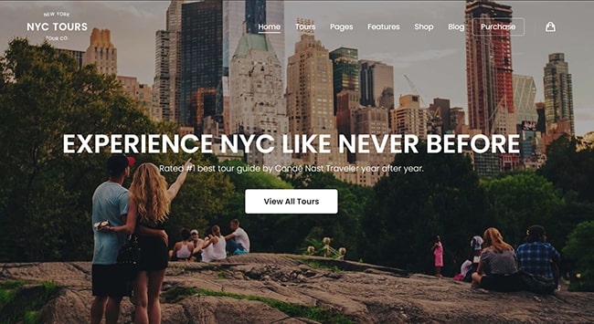 Mẫu web về du lịch