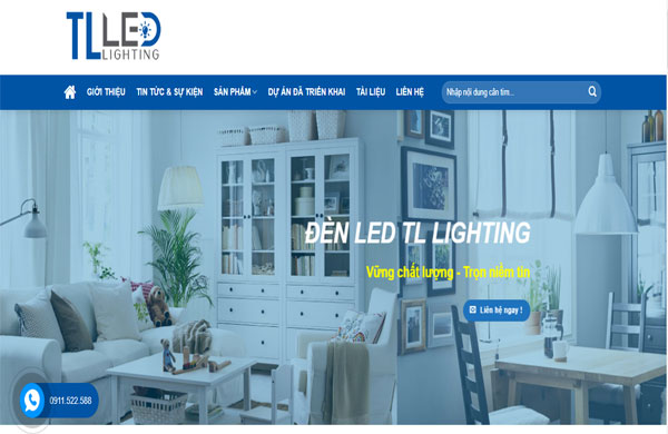 mẫu thiết kế website đơn giản, tinh tế