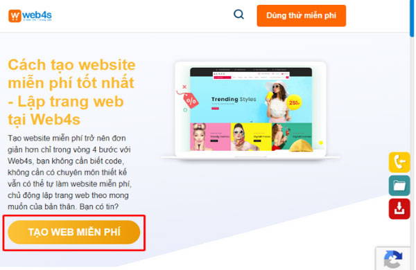 hướng dẫn tạo web miễn phí đơn giản 
